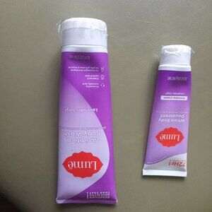 Lume deodorant and body wash lavender lot of 2